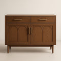 Buffet en Bois avec Portes et Tiroirs