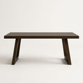 Table Rectangulaire en Bois Marron 180x90x75 cm